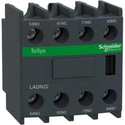 Schneider-Electric-LADN22-Auxiliary-Contact-Block_-2NO-2NC_-Screw-Term_-TeSys-Deca-Series