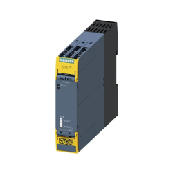Siemens 3SK12111BB40 Relay, Safety, 4RO, 4 NO Contacts + Relay Signaling Circuit, 1 NC Contact, 24VDC